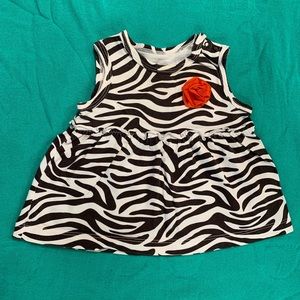 Zebra Dress for Baby Girl
